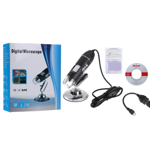 1600X 8LED 2MP USB Zoom Digitale Microscoop Handheld Biologische Camera 1