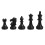 Faltbares Magnetisches Reise - Klassik - Schachset Dame Backgammon Set Urlaub 9