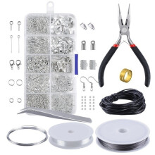Kit di attrezzi per principianti per la creazione di gioielli fai-da-te forniture per bracciali collane anelli di salto.