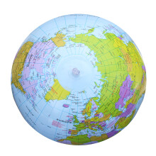 PVC aufblasbarer Globus Strandball Geographie 16 Zoll Weltkarte Bildungs - Spielzeug