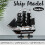 Doe - het - zelf Assemblage Piratenschip Assemblagemodel Houten Zeilboot Schaaldecoraties 2