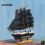 Doe - het - zelf Assemblage Piratenschip Assemblagemodel Houten Zeilboot Schaaldecoraties 6
