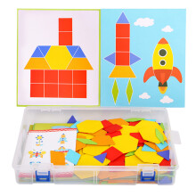 170PCS Gioco IQ in wood Puzzle Jigsaw Educativo Tangram per Bambini