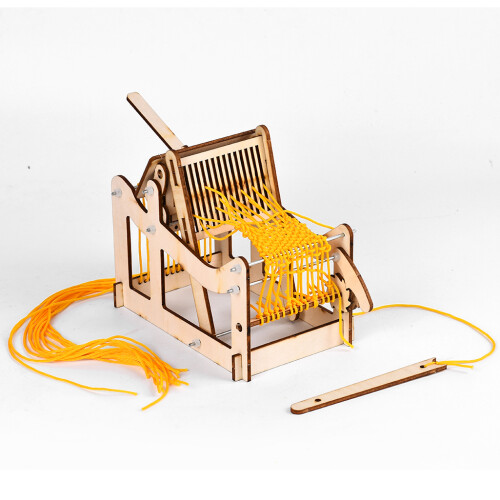 DIY Webstuhl Intelligenz Training Bauklötze Webstuhl Modellbausteine Spielzeug 2