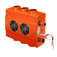 DC12V 300W Riscaldatore ad aria con 6 fori Riscaldatore per auto Riscaldatore per viaggi con termostato Ventola per sbrinamento finestrini