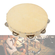 10 Pollici Tamburello di wood Percussione Campanelli Strumento Musicale Giocattoli Educativi per Bambini