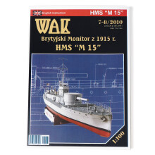 1: 100 Britische Royal Navy HMS M15 M15 - Klasse Monitor DIY Bastel - Papiermodell - Kit Bildungsspielzeug