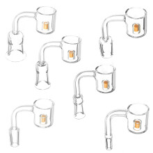 Coperchio in glass per pipa ad acqua con ciotola in quarzo chiodo in quarzo 18mm/14mm/10mm maschio/femmina