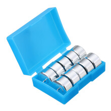 10 stuks/set 50g metalen haakgewicht set schaal balans kalibratie schaal met koffer natuurkunde - experiment