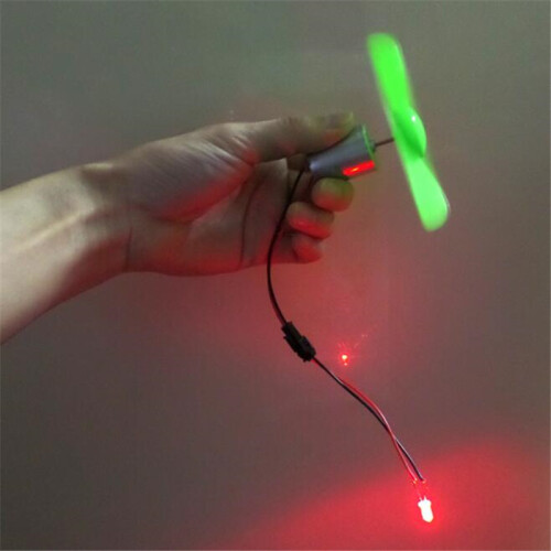 90mm Blade DIY Wind Turbine DC Generator Model Science Experiment Physical Tools Creative Toy 2