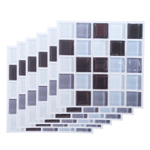 6Stuks/Set PVC Wandsticker Trap Tegel Sticker Verwijderbare Vloerborder Waterdicht voor Decoraties
