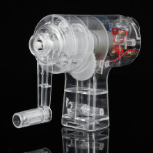 Duidelijke Handmatige Crank Generator Model Elektronisch Mechanisch Energie Fysica Experiment