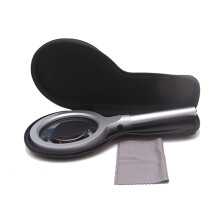 Lente ingranditore a mano 3x 8x con luce 12 per leggere giornali regalo