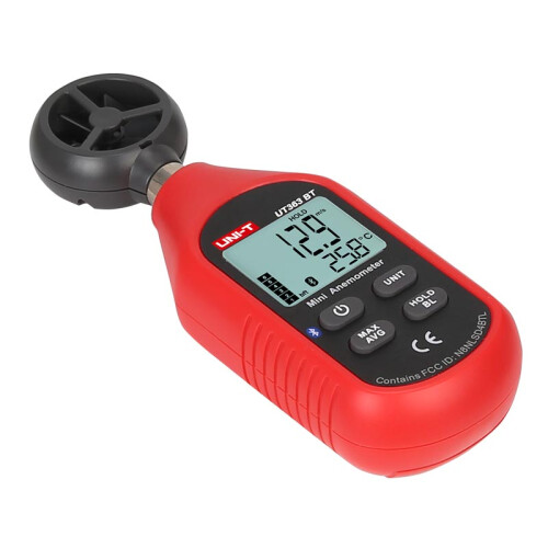 UNI - T bluetooth Digitale LCD Anemometer Meter Windstroomsnelheid Temperatuur Tester 1