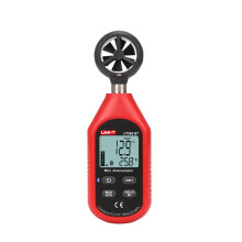 UNI-T bluetooth Misuratore Anemometrico Digitale LCD per Velocità del Vento e Temperatura
