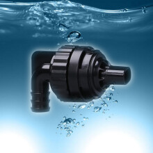 Valvola di controllo dell'acqua per il tubo di ritorno dell'acquario ugello di overflow rotabile per acquario.