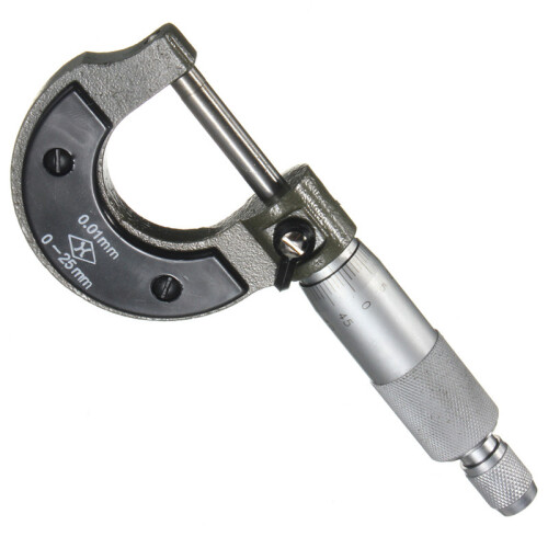Misuratore esterno a micrometro per meccanici 0-25mm 1