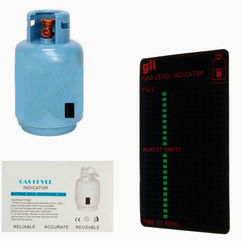 Propane Butane Lpg Fuel Gas Tank Level Indicator Magnetic Gauge Caravan Bottle 665221856791