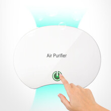 Purificatore d'aria Filtro True HEPA Luce RGB Fumo Polvere Rimozione di Anioni Formaldeide