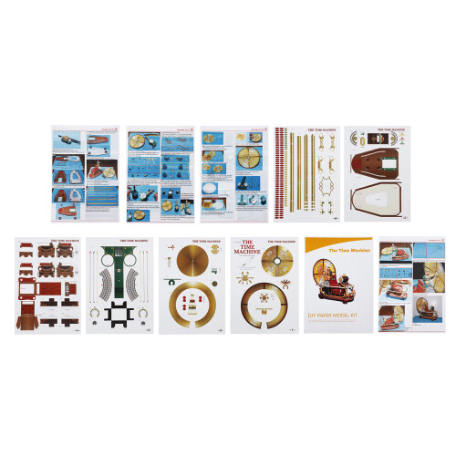 DIY Handwerk Schilderen Papier Model Kit Instructiehandleiding Boek 1