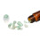 10 ml 10 Stück klare Glas - Essential - Gemstein - Rollerball - Chipsflaschen mit Perlkarton 10