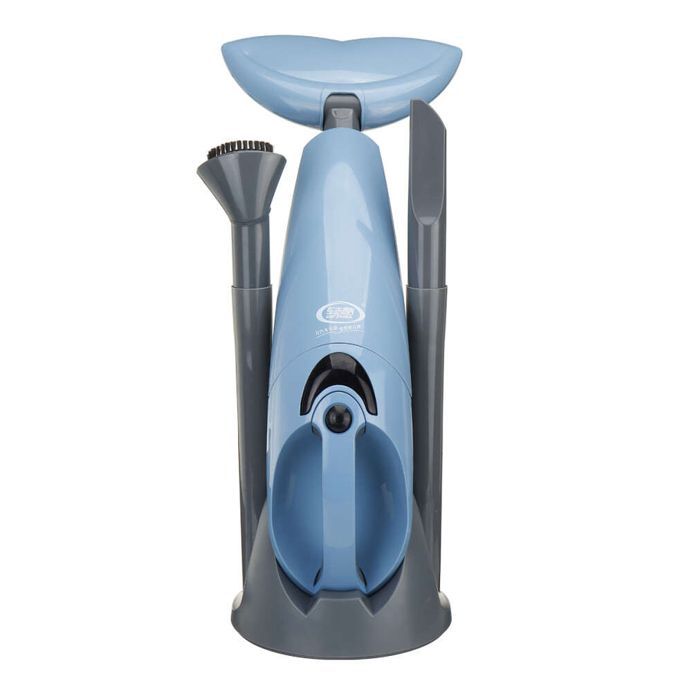 100W Handheld Wireless Convenience Rechargeable Household Car Vaccum Cleaner White/Blue 300743166101