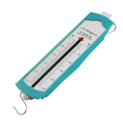 2.5N Strip Box Spring Dynamometer Junior High School Mechanica Experiment Onderwijs Hulpmiddel