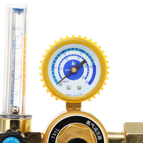 M14x1.5 0 - 25mpa Argon Drukregelaar Doorstroommeter Manometer 2