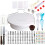 205pcs/Set Cake Decorating Equipment Turntable Icing Nozzles Spatula Stand Tool 1