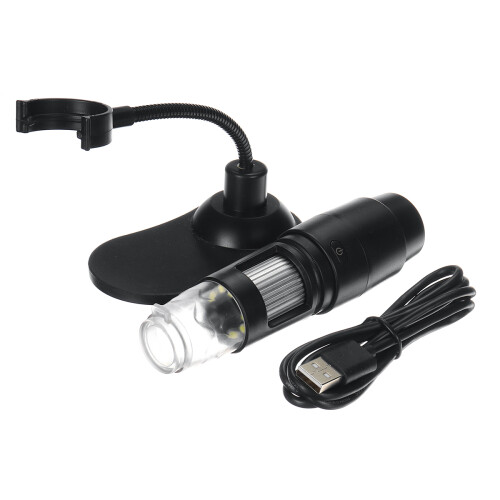1000X Microscopio Digitale portable Wifi con Telecamera 8 LED e Supporto 1