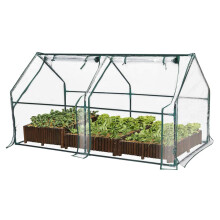 71X36X36in PVC Tuinkas Dekzeil Waterdicht Beschermt Planten Bloemen Planten Warmtebestendig Vorstbestendig