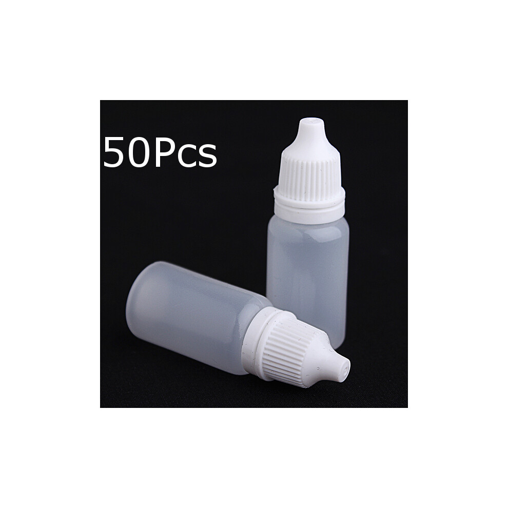 White Eye Liquid Dropper 10Ml Empty Plastic Squeezable Dropper Bottles