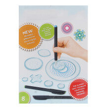 Set di Design Spirograph in Latta Strumento di Disegno Arte Creativa Educativa
