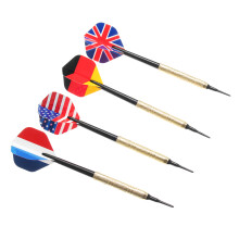 12 Stuks Professionele Nationale Vlag Staart Darts 4 Soorten Met 100 Extra Zachte Tips