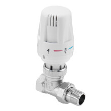 Automatische Thermostatische Ventiel Temperatuurregelaar Verstelbare Rechte Type DN15 Vloeistof Verwarmingssysteem