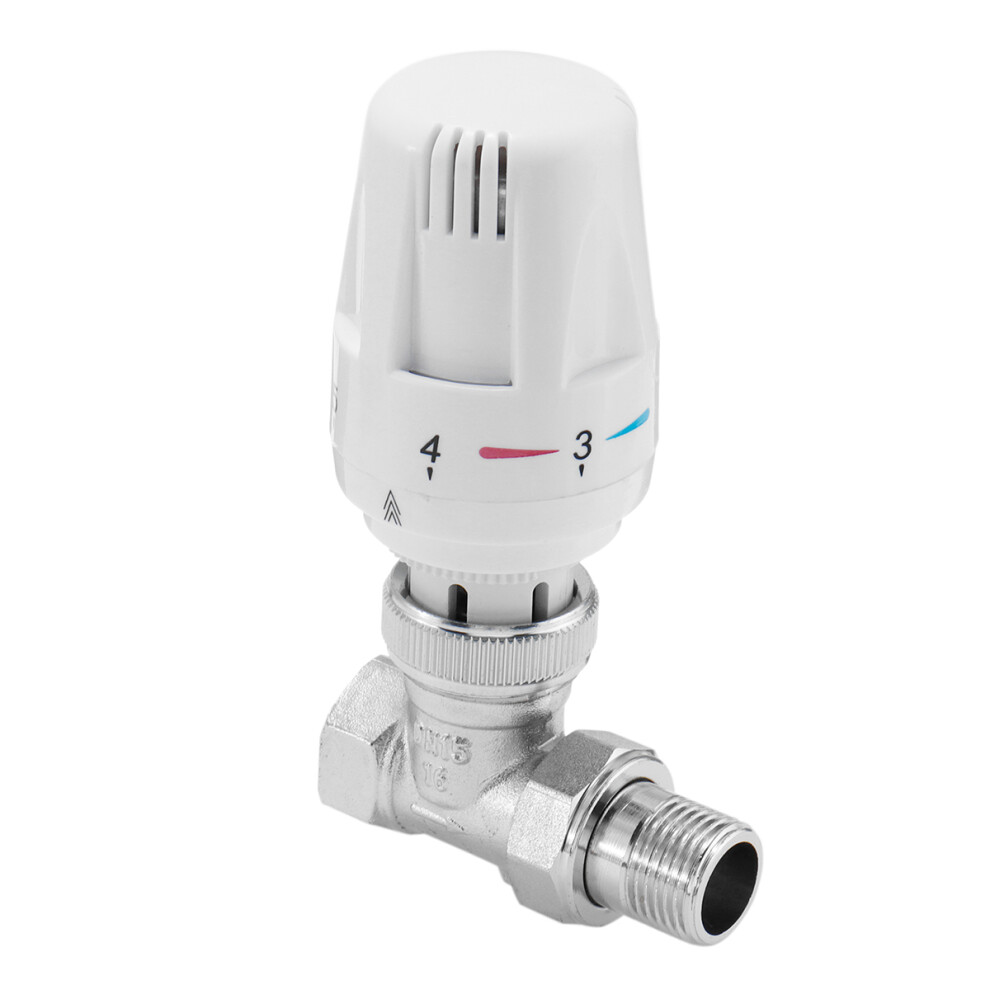 Automatic Thermostatic Valve Temperature Controller Adjustable Straight Type Dn15 Liquid Heating System 3796737001027