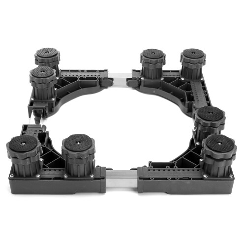 Base supporto regolabile per sottocarrello per lavatrice e frigorifero 1