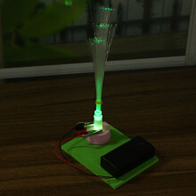 Kit educativo di scienza fai-da-te per esperimenti di fisica con lampade a fibra ottica