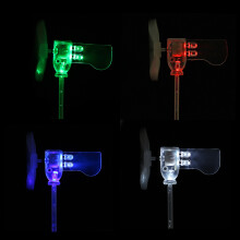 Rot Grün Weiß Blau Vertikal DIY Kleiner Gleichstrommotor LED Windmühlen Turbinen Windgenerator Modell