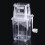 Tragbare manuelle Eisschneider Blockschneidemaschine Crusher Schneeeis Cone Maker Transparent 1