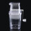 Tragbare manuelle Eisschneider Blockschneidemaschine Crusher Schneeeis Cone Maker Transparent 2