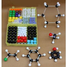 267 - delige Chemie Organische Anorganische Moleculaire Structuur Modelset 116 ballen en 150 stokken Medisch Model