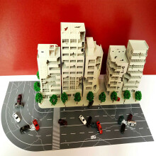 33 stuks 1: 144 Slagbeschadigd Gebouw Outland Modelspoor Kantoor Scene Voor Gundam Cadeau