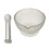 60mm Footed Glass Mortar And Pestle Set Lab Grinder Experimental Grouting Bowl Tool 1
