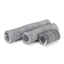 1. 5 m / 3 m / 6 m flexibler Abgasventilschlauch Aluminium Luftkanal Belüftung Abgasdämpfer