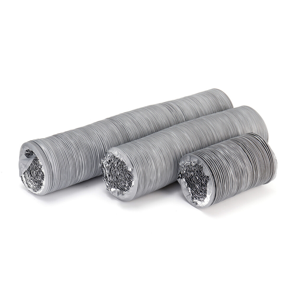 1.5M/3M/6M Flexible Exhaust Vent Tube Hose Aluminum Air Ducting Ventilation Exhaust Muffler 300743165630