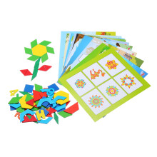 250Pezzi Kit di Blocchi di wood Giochi Educativi Precoce Puzzle Giocattolo Puzzle per Bambini Regali per Neonati