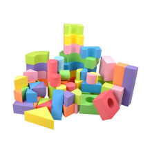 50 stuks zachte lichtgewicht EVA - schuim geassembleerde stenen DIY - model creatieve bouwblokken educatief speelgoed voor kinderen