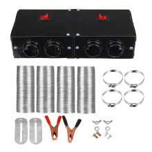 24V 700W Ventilatore Riscaldante per Auto Raffreddatore Riscaldatore Sbrinatore per Parabrezza Ventilazione Calda