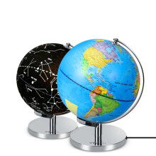 9 inch LED Wereldbol Aarde Tellurion Draaistandaard Geografie voor Educatie